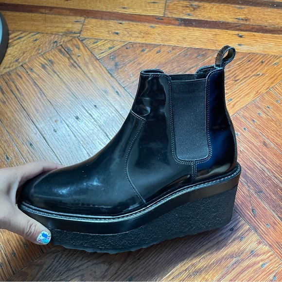 Pierre Hardy leather platform chelsea boots - Picture 11 of 11